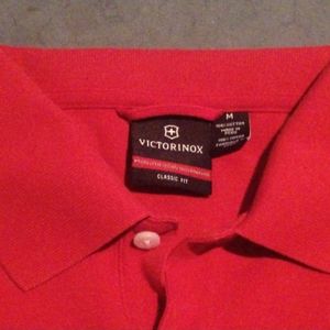 Victorinox Men's M Classic Fit Red Polo Shirt